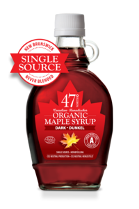 SINGLE SOURCE Bio Maple Syrup, Canada Grade A, donker, robuust - 250g