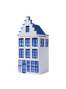 Voorraadpot - Grachtenpand - Delfts Blauw - 20 cm