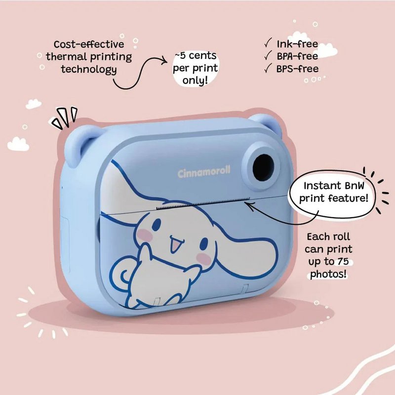 Cámara de impresión Sanrio Cinnamoroll