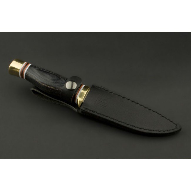 ED MAHONY Ebony Hunter, coltello da caccia, 440C