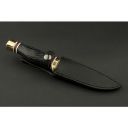 ED MAHONY Ebony Hunter, couteau de chasse, 440C