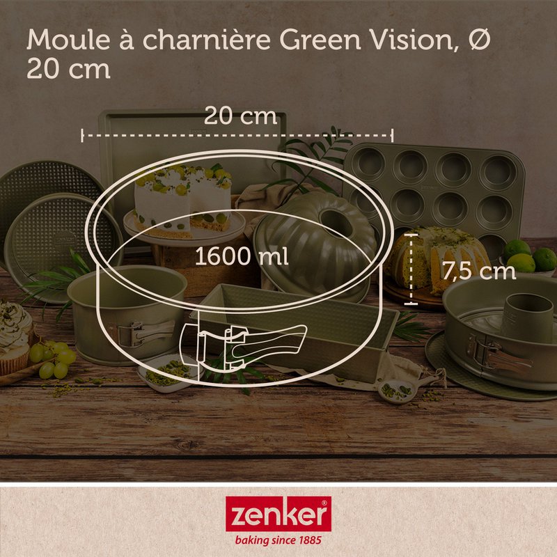 Springvorm springvorm 20 cm Zenker Green Vision