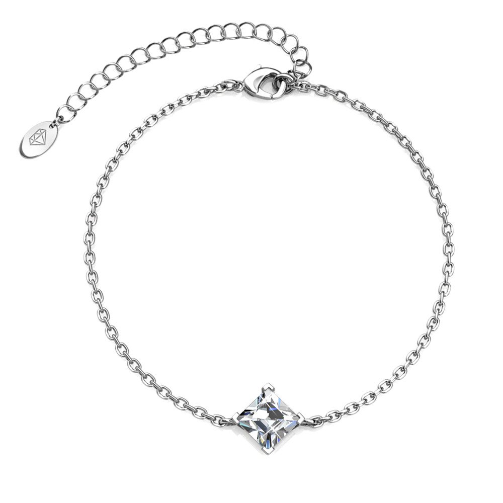 Bracciale Calle - Argento e cristallo