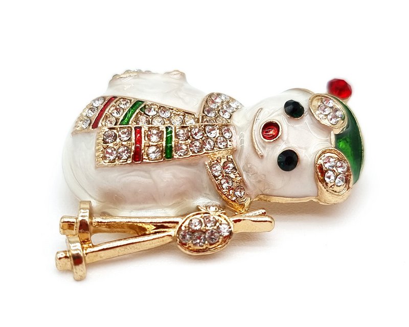Brooch - Snowman