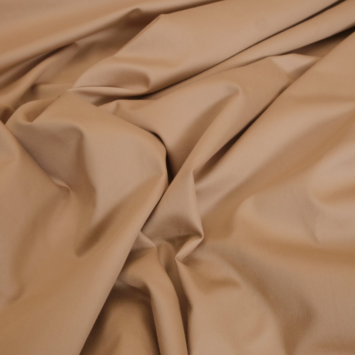 Drap-housse - Satin de coton 400 fils au pouce - Beige S'il vous plaît !