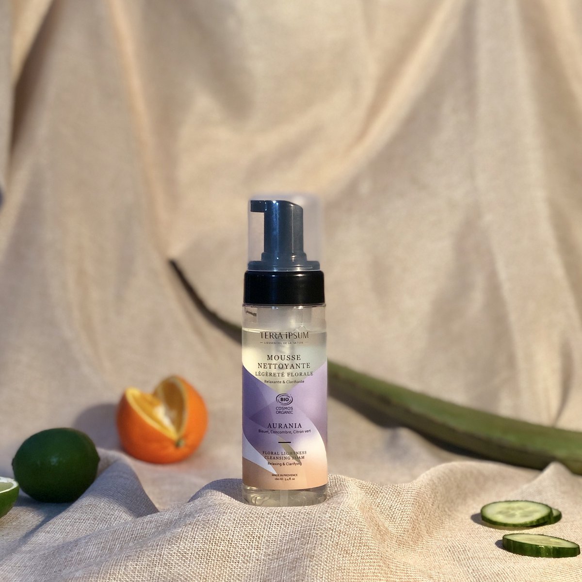 Floral Lightness Cleansing Foam - Cornflower, Cucumber & Lime