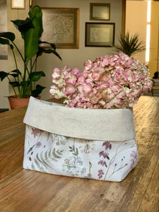 Bread cloth h=20cm, Linen-Cotton Mix, Printed | Aitana