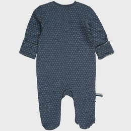 OrganicEra Dors-bien biologique à pieds pour bébé, Indigo