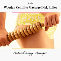 Houten Cellulite Massage Body Roller Lymfedrainage Massager Maderotherapie