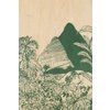 Carte postale en bois landscapes jungle