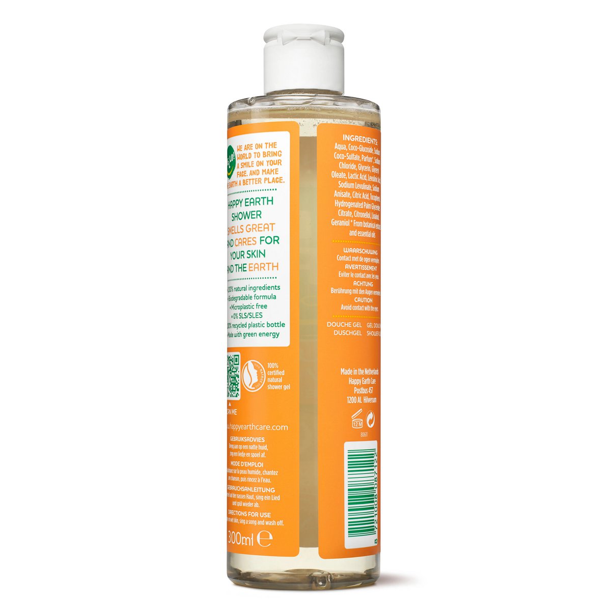 Gel de ducha natural Rose Petitgrain