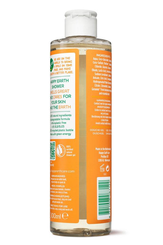 Naturalny żel prysznicowy róży petitgrain