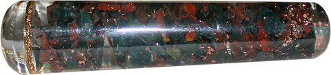 ORGONE SMOOTH MASSAGER BLOEDSTEEN MET FLOWER OF LIFE