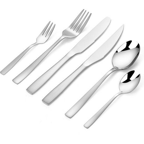 Besteckset Essential – 12 Personen / Silber 18,0 Edelstahl