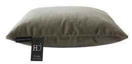 159 cuscino in velluto grigio caldo 45x45