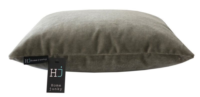 159 cuscino in velluto grigio caldo 45x45