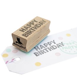 Alles Gute zum Geburtstag gepunktete Briefmarke
