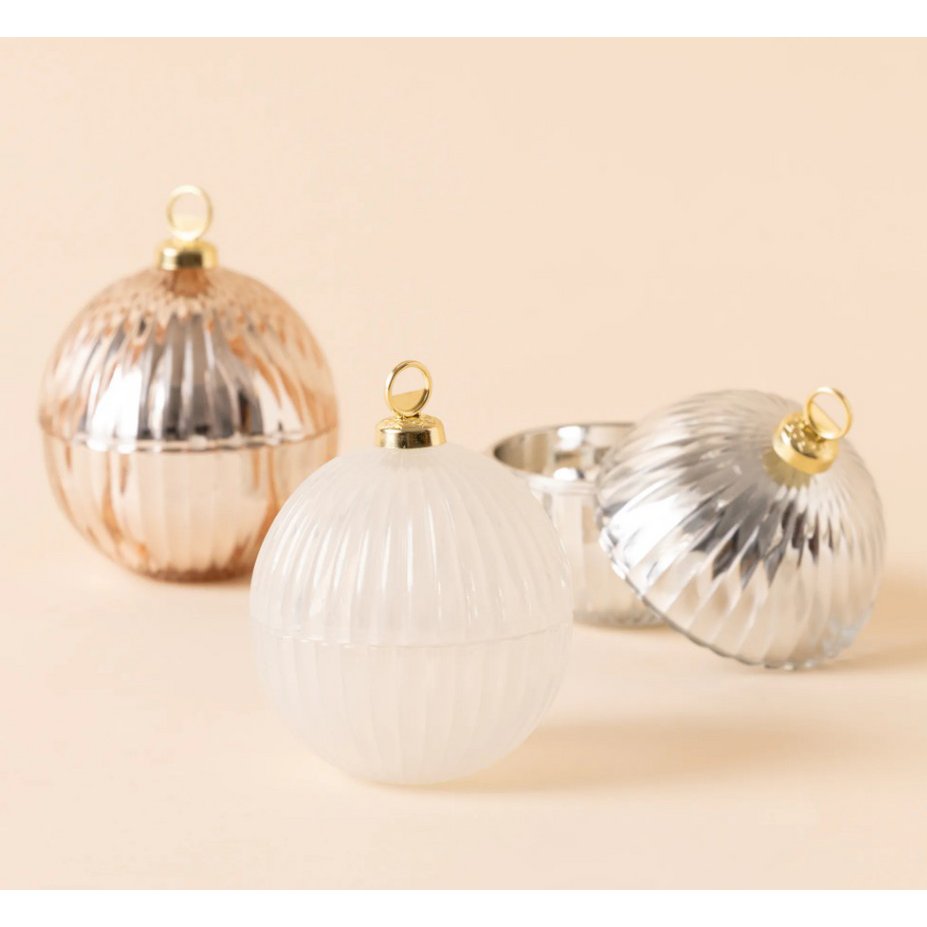 Christmas Ball Candle Small