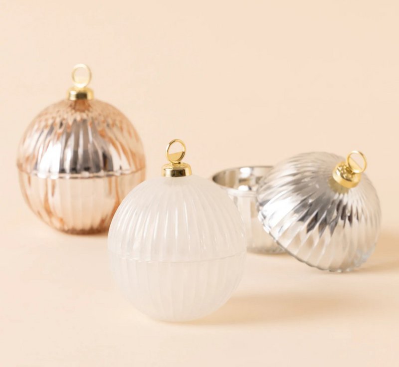 Christmas Ball Candle Small