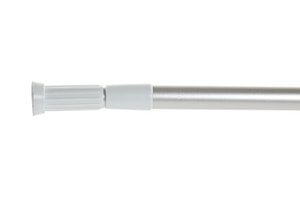 Gardinenstange aus Aluminium, 3 x 3 x 110/220 cm, ausziehbar, PB191013