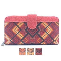 Foldepung Mandala blomstermønster- Vegan Cork Wallet BAG-2220