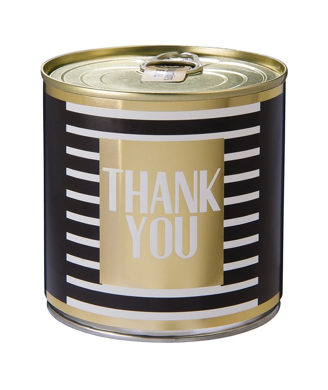 Cancake THANK YOU 342  gold Zitronenkuchen  black&white Edition