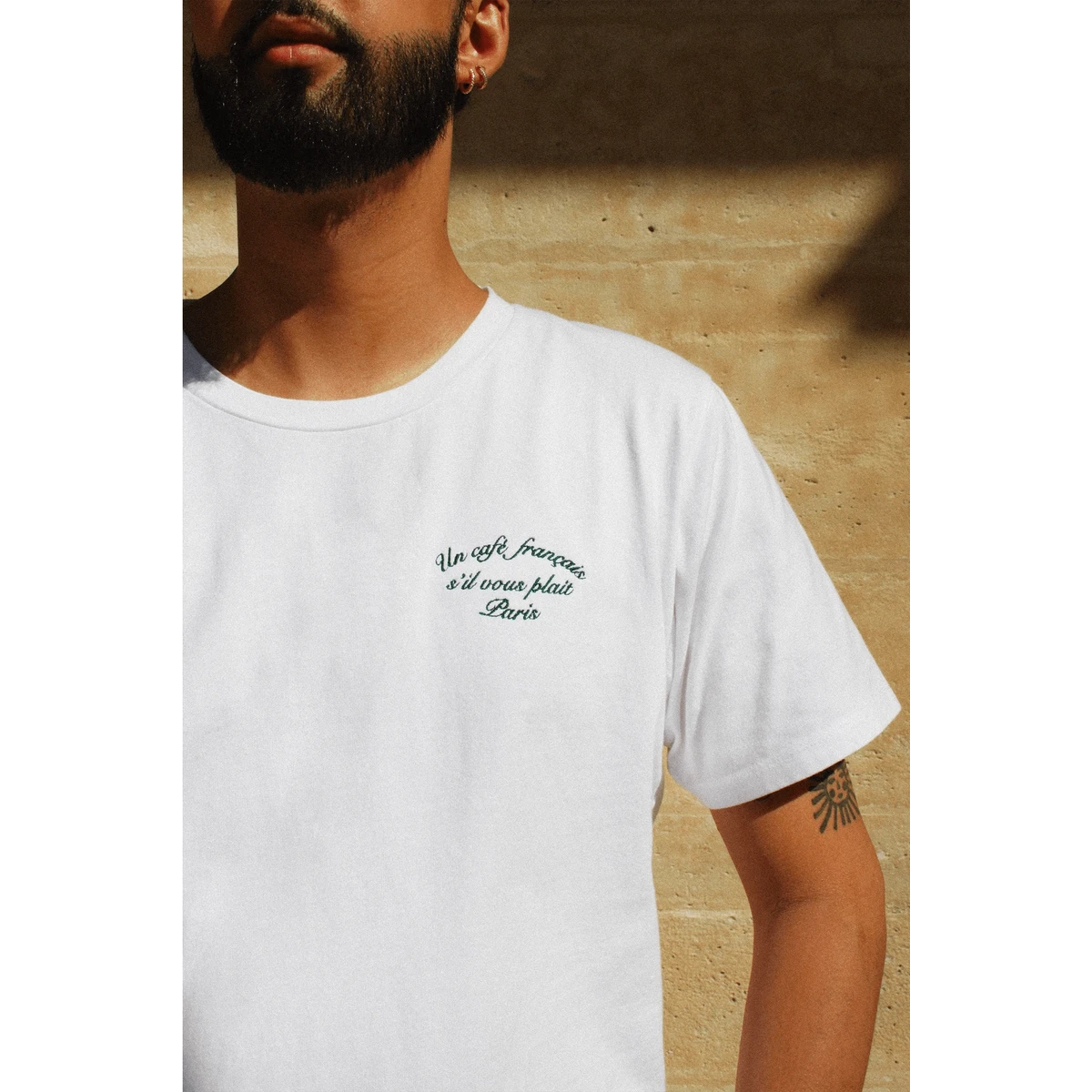 Cotton embroidered t-shirt