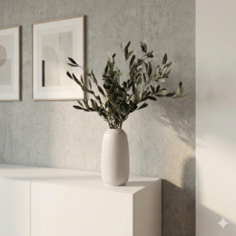 Preserved olive branches green from Italy