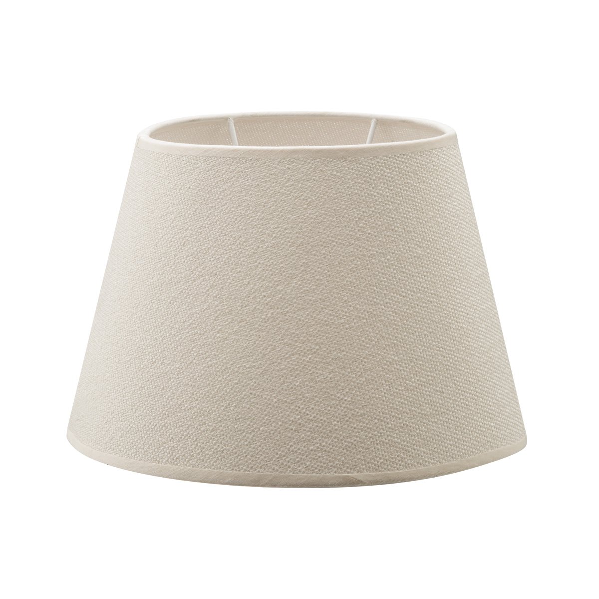 Home Sweet Home Fabric Lampshade Beige - 24 x 16 x 16 cm