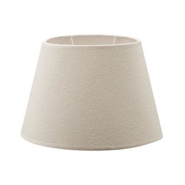 Home Sweet Home Fabric Lampshade Beige - 24 x 16 x 16 cm