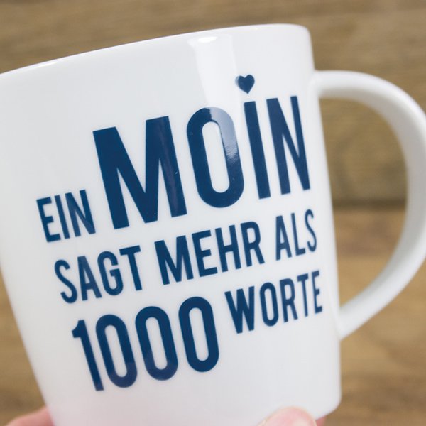 Stort porcelænskrus Moin