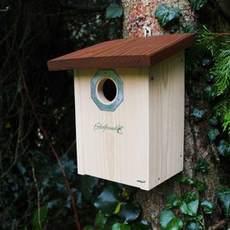 ERDENFREUND® caja nido para pájaros 45 mm pájaros cantores grandes