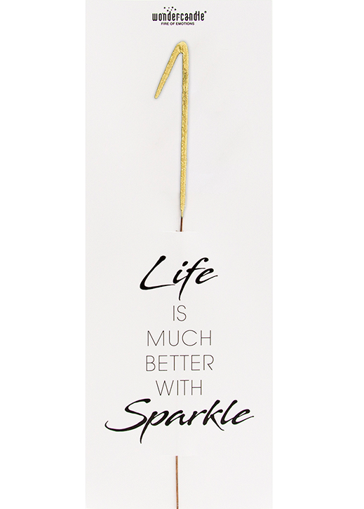 GIANT Sortiment 144 Wondercandle® Giant Life is much better with sparkle 498