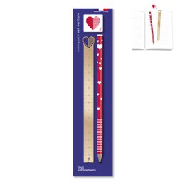 Heart writing set