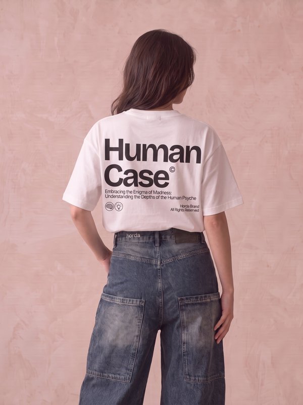 T-shirt Bijgesneden Donna Human Case