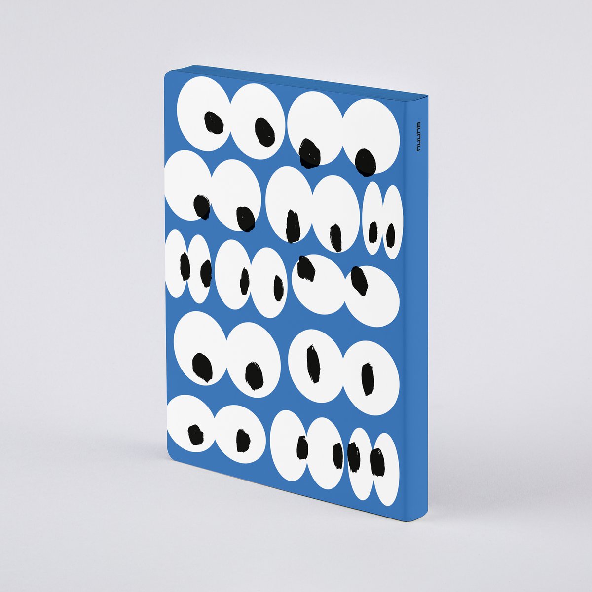 Eyes On You  - Graphic L | Notebook A5+ | Dotted Journal | 3,5mm dots | 256 numbered pages | 120g Premium-Paper | recycled leather | sustainably produced in Germany