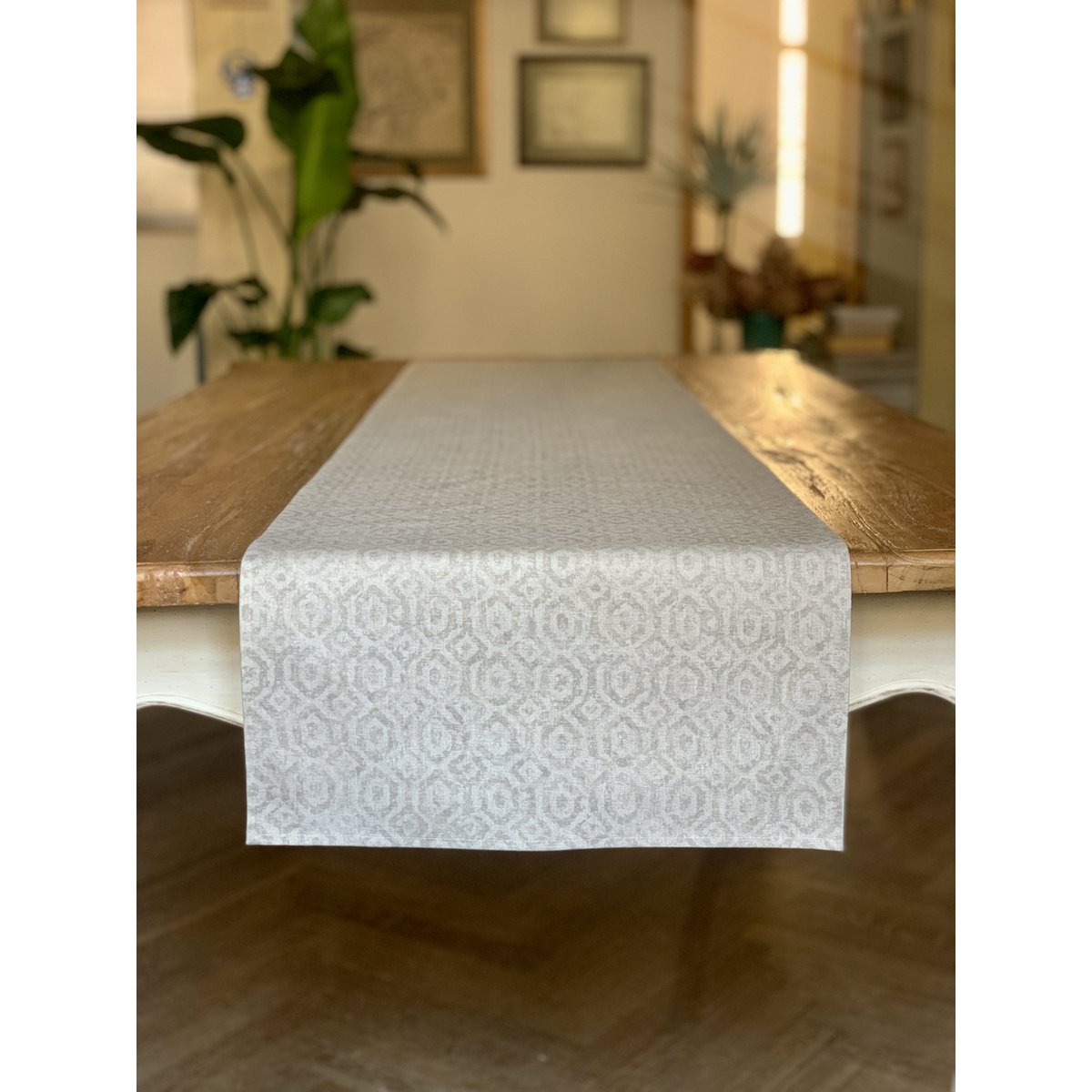 Table Runner, 100% Organic Cotton, Printed | Helga