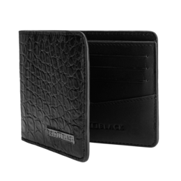 Wallet GM crocodile leather black