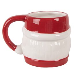 Mok Kerstman 300 ml Wit Keramiek