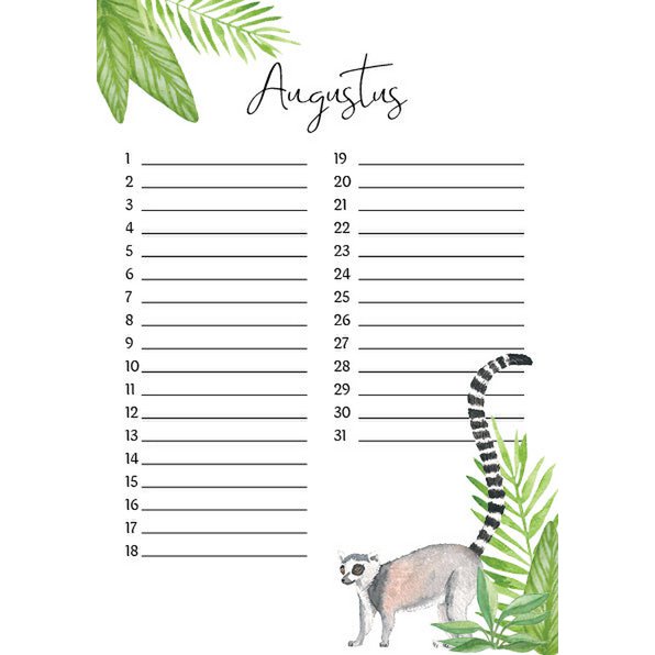 fødselsdagskalender