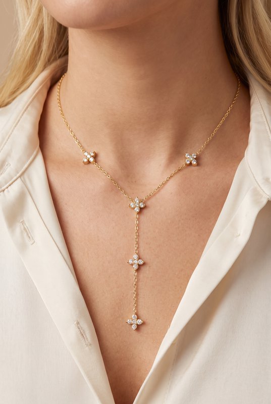 Collier Y en acier inoxydable