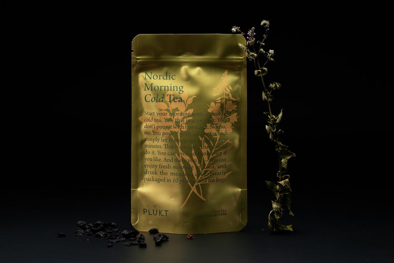 Kalt gebrühter Kräutertee NORDIC MORNING, Bio, Blaubeertee