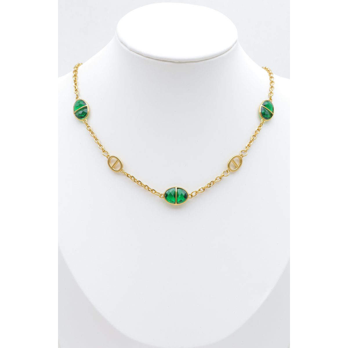 Collier maille marine en acier inoxydable