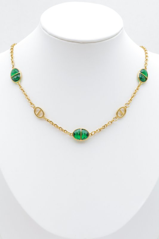 Collier maille marine en acier inoxydable