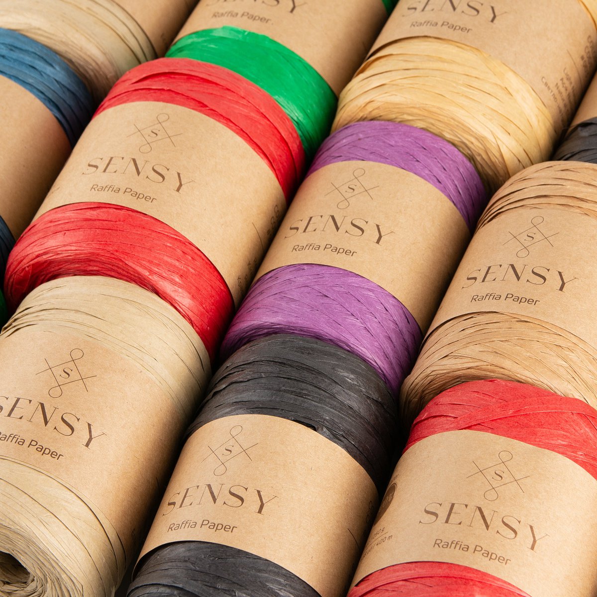 Sensy Premium 438 jardów %100 Papier Papier rafia