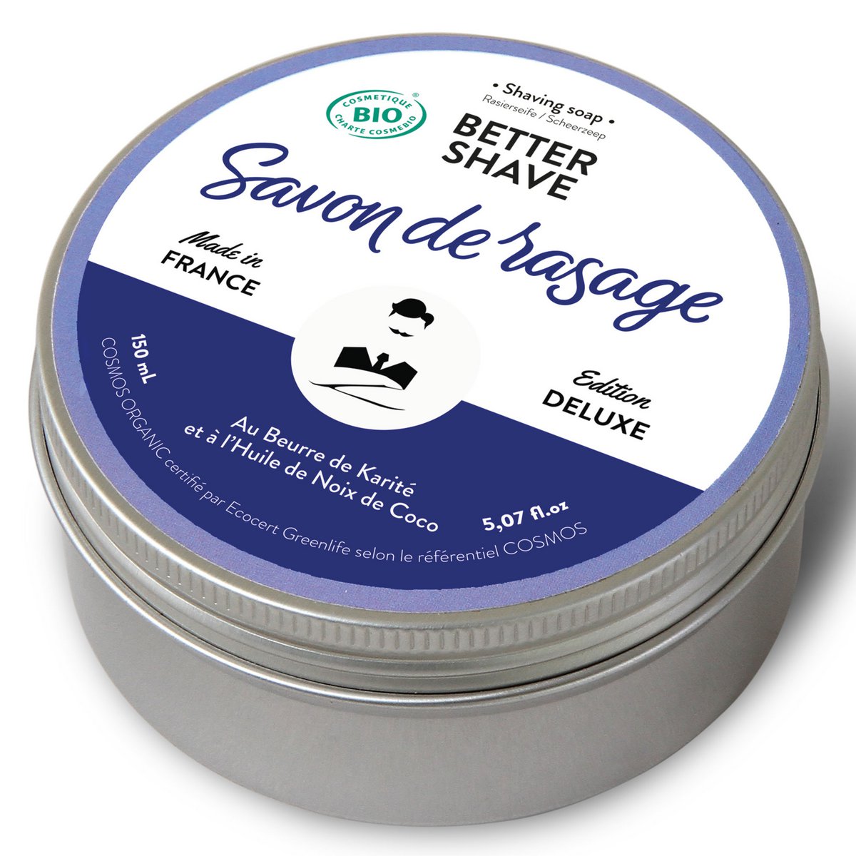 BETTER-SHAVE - Savon de rasage bio pour hommes