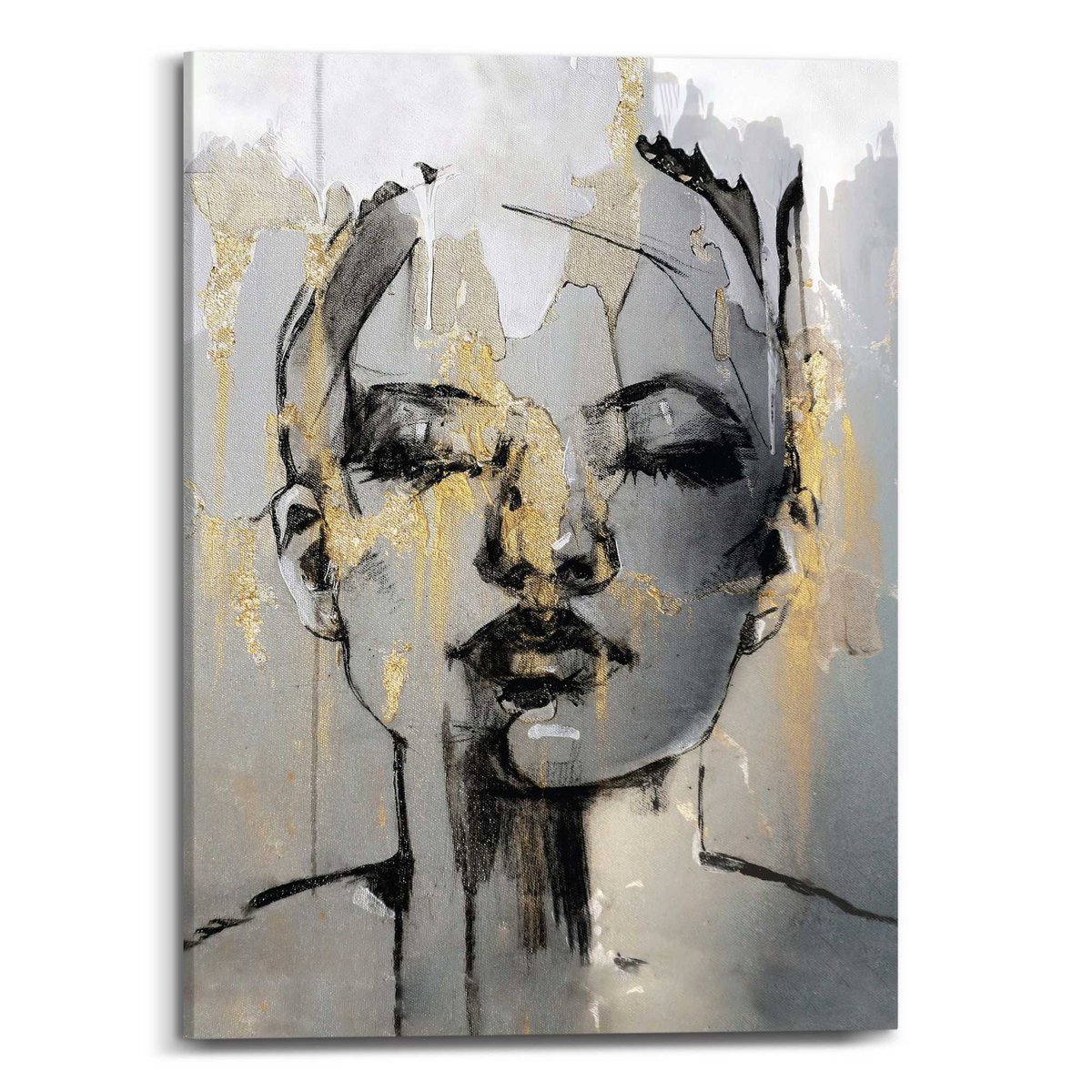 Tableau Toile Visage 70x50