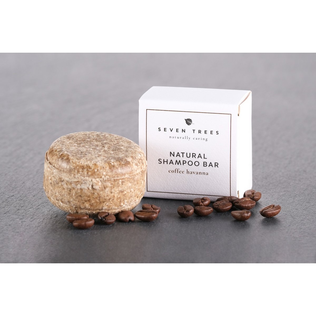 COFFEE HAVANNA - Solidny szampon do włosów z olejkiem z ziaren kawy i ekstraktami z kawy