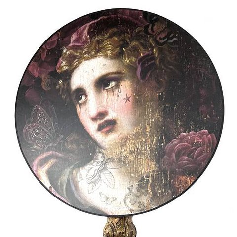 MAGDALENA ROUND SCREEN LAMPSHADE