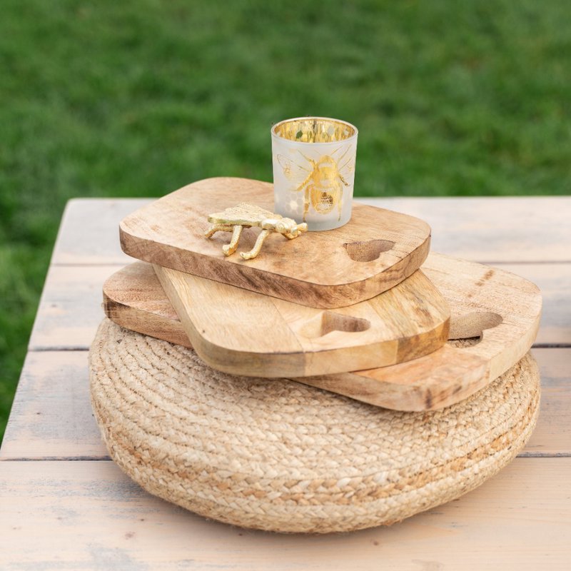 Cutting board heart mango wood 30cm